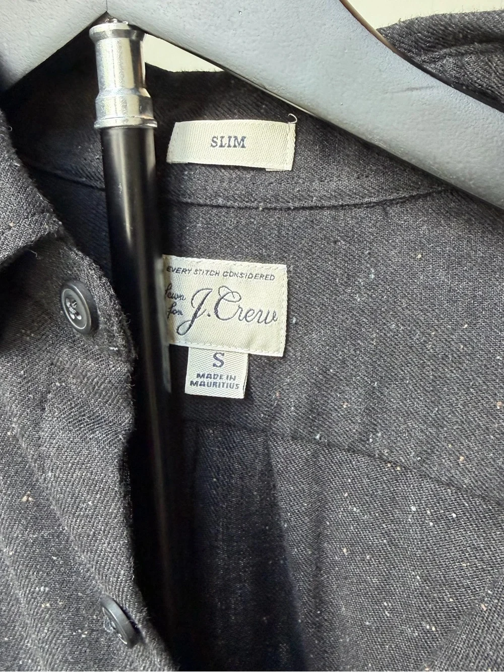 J. Crew Slim Dark Charcoal Speckled Blazer